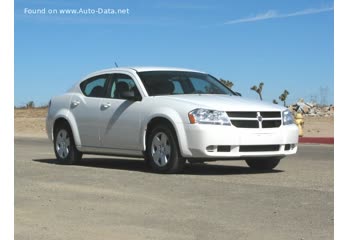 المواصفات والتفاصيل التقنية الكاملة 2007 Dodge Avenger Sedan 2.0i 16V (156 Hp)