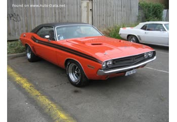 Full specifications and technical details 1969 Dodge Challenger 5.2 V8 (230 Hp)