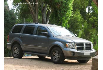 Full specifications and technical details 2006 Dodge Durango II (HB, facelift 2006) 3.7 Magnum V6 (210 Hp) Automatic