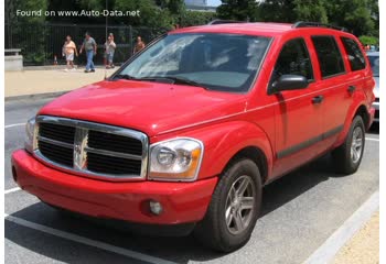 المواصفات والتفاصيل التقنية الكاملة 2004 Dodge Durango II (HB) 5.7 i V8 AWD (350 Hp)