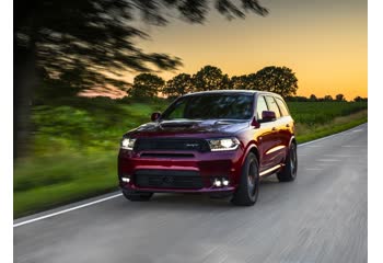 Vollständige Spezifikationen und technische Details 2018 Dodge Durango III (WD, facelift 2014) SRT 6.4 V8 (481 Hp) 4WD Automatic