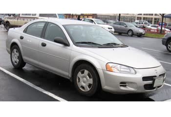 المواصفات والتفاصيل التقنية الكاملة 2001 Dodge Stratus II 2.4 (152 Hp) Automatic