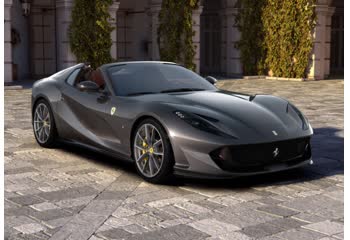 المواصفات والتفاصيل التقنية الكاملة 2019 Ferrari 812 GTS 6.5 V12 (800 Hp) DCT