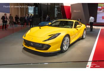 Full specifications and technical details 2017 Ferrari 812 Superfast 6.5 V12 (800 Hp) DCT