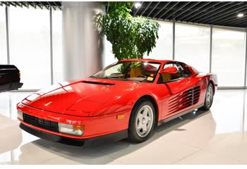 Full specifications and technical details 1984 Ferrari Testarossa 4.9 i V12 48V (390 Hp)