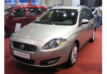 Full specifications and technical details 2005 Fiat Croma II 1.9 Multijet (120 Hp)