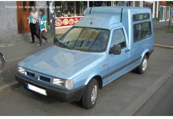 Full specifications and technical details 1982 Fiat Fiorino (147) 1.3 Diesel (45 Hp)