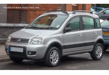 المواصفات والتفاصيل التقنية الكاملة 2004 Fiat Panda II 4x4 1.2 MPI 4x4 (60 Hp)