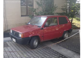 المواصفات والتفاصيل التقنية الكاملة 1986 Fiat Panda Van 750 (34 Hp)