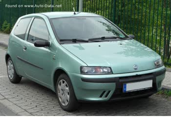 المواصفات والتفاصيل التقنية الكاملة 1999 Fiat Punto II (188) 3dr 1.9 JTD (80 Hp)