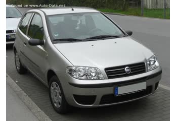 المواصفات والتفاصيل التقنية الكاملة 2003 Fiat Punto II (188, facelift 2003) 3dr 1.9 Multijet (100 Hp)