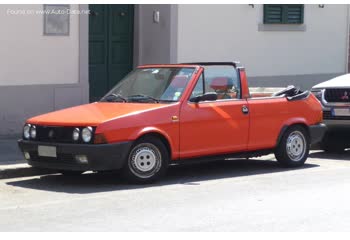 Full specifications and technical details 1985 Fiat Ritmo Bertone Cabrio I 100 1.6 (100 Hp)