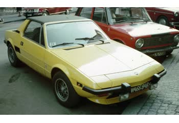 Full specifications and technical details 1985 Fiat X 1/9 (128 AS) 1.5 Five Speed (76 Hp)