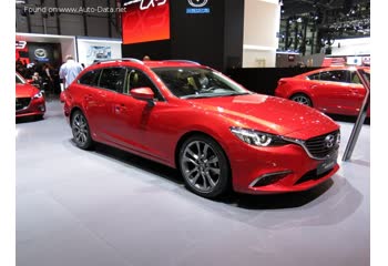 المواصفات والتفاصيل التقنية الكاملة 2015 Mazda 6 III Sport Combi (GJ, facelift 2015) 2.5 SKYACTIV-G (192 Hp) i-ELOOP Automatic