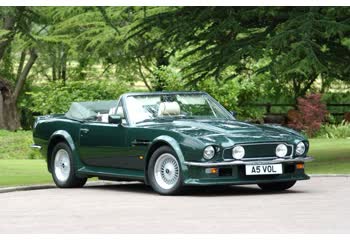 Full specifications and technical details 1977 Aston Martin V8 Volante 5.3 (340 Hp)