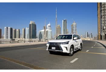 المواصفات والتفاصيل التقنية الكاملة 2017 Lexus LX III (facelift 2015) 570 V8 (383 Hp) AWD Automatic