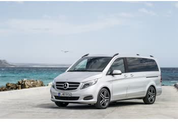 المواصفات والتفاصيل التقنية الكاملة 2014 Mercedes-Benz V-class (W447) V 220 CDI (163 Hp)