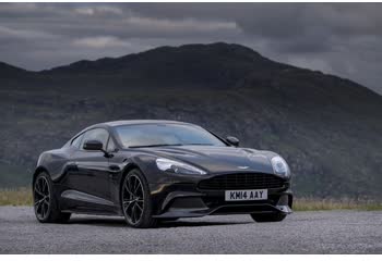 المواصفات والتفاصيل التقنية الكاملة 2012 Aston Martin Vanquish II 6.0 V12 (577 Hp) Automatic