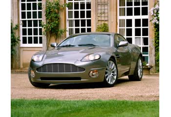 المواصفات والتفاصيل التقنية الكاملة 2001 Aston Martin V12 Vanquish 6.0 V12 (466 Hp) Automatic