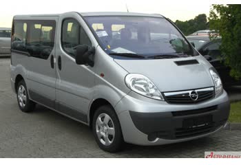 Full specifications and technical details 2002 Opel Vivaro A Tour 2.0 16V (120 Hp)