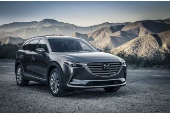 Full specifications and technical details 2016 Mazda CX-9 II 2.5 SKYACTIV-G (250 Hp) Automatic