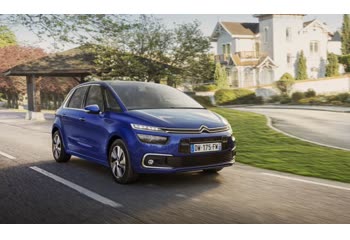 المواصفات والتفاصيل التقنية الكاملة 2016 Citroen C4 II Picasso (Phase II, 2016) 1.2 PureTech (131 Hp) S&S Automatic