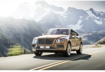 Full specifications and technical details 2018 Bentley Bentayga 4.0 V8 (550 Hp) 4WD Automatic 7 Seat