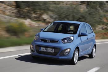 المواصفات والتفاصيل التقنية الكاملة 2011 Kia Picanto II 5D 1.2 16V (85 Hp)