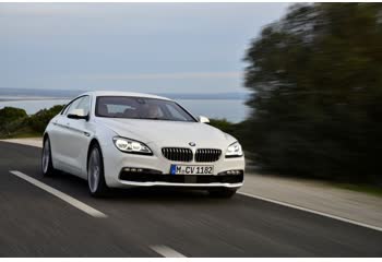 Full specifications and technical details 2015 BMW 6 Series Gran Coupe (F06 LCI, facelift 2015) 640d (313 Hp) Steptronic