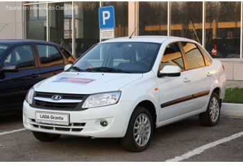 المواصفات والتفاصيل التقنية الكاملة 2011 Lada Granta I Sedan 1.6 (87 Hp)