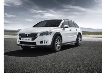 Full specifications and technical details 2014 Peugeot 508 I RXH (Phase II, 2014) 2.0 HDi (200 Hp) Hybrid4 4x4 ETG6