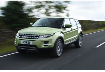 المواصفات والتفاصيل التقنية الكاملة 2012 Land Rover Range Rover Evoque I 2.2 TD4 (150 Hp) 4WD