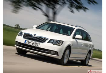 المواصفات والتفاصيل التقنية الكاملة 2013 Skoda Superb II Combi (facelift 2013) 1.6 TDI (105 Hp) DPF