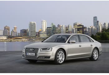 المواصفات والتفاصيل التقنية الكاملة 2013 Audi A8 Long (D4,4H facelift 2013) 4.0 TFSI V8 (435 Hp) quattro Tiptronic