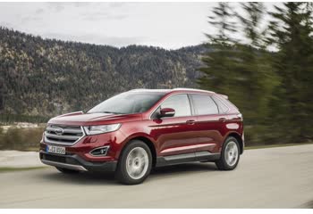 المواصفات والتفاصيل التقنية الكاملة 2015 Ford Edge II 3.5 V6 (280 Hp) Automatic