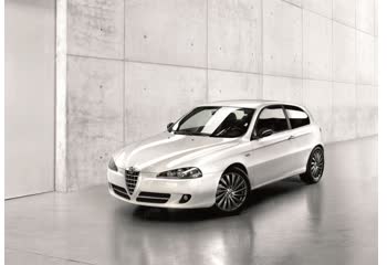 Full specifications and technical details 2007 Alfa Romeo 147 (facelift 2004) 3-doors 1.9 JTD (170 Hp)