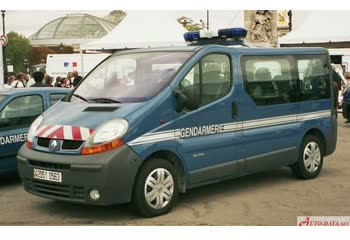 المواصفات والتفاصيل التقنية الكاملة 2003 Renault Trafic II (Phase I) 2.5 dCi (135 Hp) L1H1