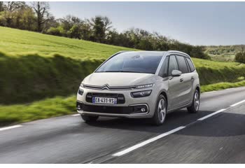 المواصفات والتفاصيل التقنية الكاملة 2016 Citroen C4 II Grand Picasso (Phase II, 2016) 2.0 BlueHDI (150 Hp) S&S Automatic