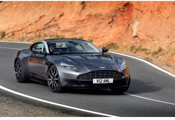 Full specifications and technical details 2016 Aston Martin DB11 5.2 V12 (608 Hp) Automatic