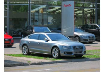 Full specifications and technical details 2010 Audi S5 Sportback (8T) 3.0 TFSI V6 (333 Hp) quattro S tronic