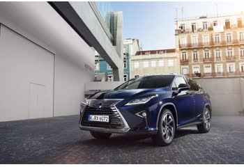 المواصفات والتفاصيل التقنية الكاملة 2016 Lexus RX IV 450h F Sport V6 (313 Hp) Hybrid E-Four e-CVT