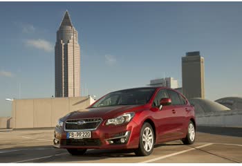 المواصفات والتفاصيل التقنية الكاملة 2015 Subaru Impreza IV Hatchback (facelift 2015) 1.6i (114 Hp) AWD