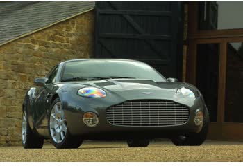 Full specifications and technical details 2003 Aston Martin DB7 Zagato 5.9 V12 (441 Hp)