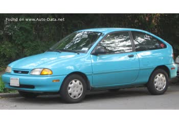 Full specifications and technical details 1994 Ford Aspire 1.3i (64 Hp)