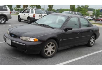 المواصفات والتفاصيل التقنية الكاملة 1999 Ford Contour 2.5 i V6 24V SVT (197 Hp)