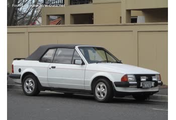 Vollständige Spezifikationen und technische Details 1983 Ford Escort III Cabrio (ALD) 1.6 i (105 Hp)