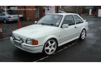 Full specifications and technical details 1986 Ford Escort IV (GAF,AWF,ABFT) 1.4 (75 Hp)