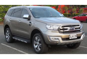 المواصفات والتفاصيل التقنية الكاملة 2015 Ford Everest II (U375/UA) 3.2 Duratorq TDCi (195 Hp) Automatic