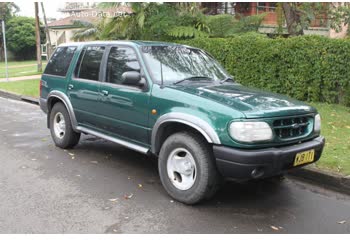 Full specifications and technical details 1996 Ford Explorer II 5.0 V8 XLT (210 Hp)