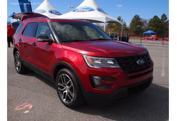 المواصفات والتفاصيل التقنية الكاملة 2016 Ford Explorer V (facelift 2016) 3.5 Ti VCT V6 (249 Hp) AWD SelectShift